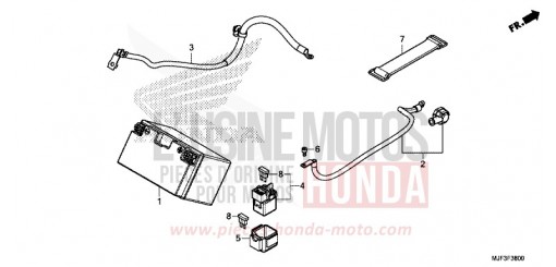BATTERIE CTX700AE de 2014
